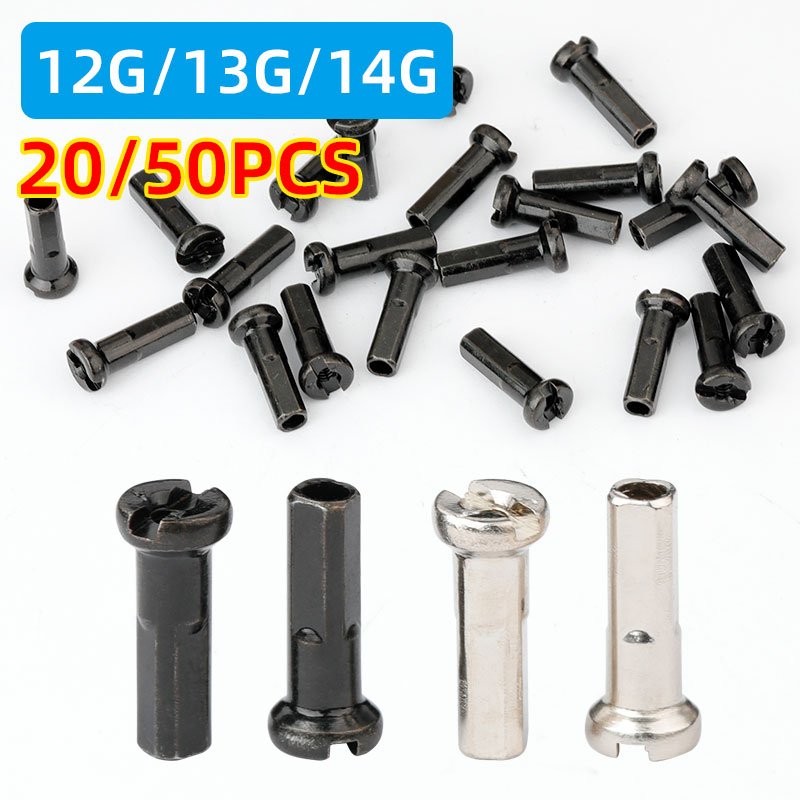 20/50PCS Nipples de Cobre 14G  - Spoke Nipple Brass avaliação e preço