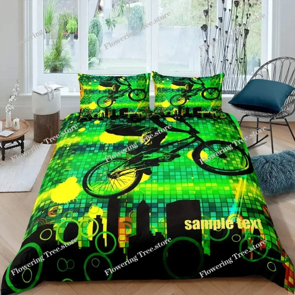 Conjunto de Capa de Edredom pa - Mountain Biking Europe avaliação e preço