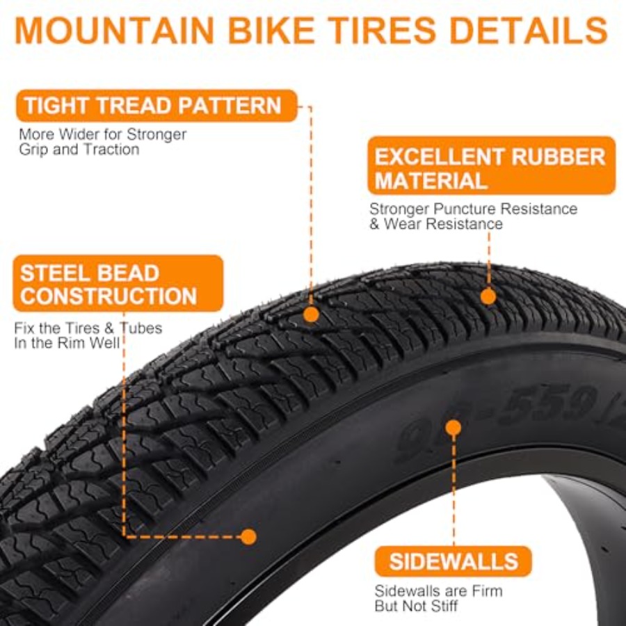 Pneu de Bicicleta Fat Bike 26x - Mountain Biking Tube avaliação e preço